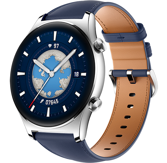 Представлены смарт-часы Honor Watch GS 3 со стальным корпусом и NFC фото