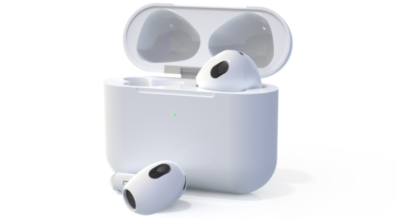 Ritmix RH-840BTH TWS: полностью беспроводные наушники с разъемом Lightning на кейсе фото