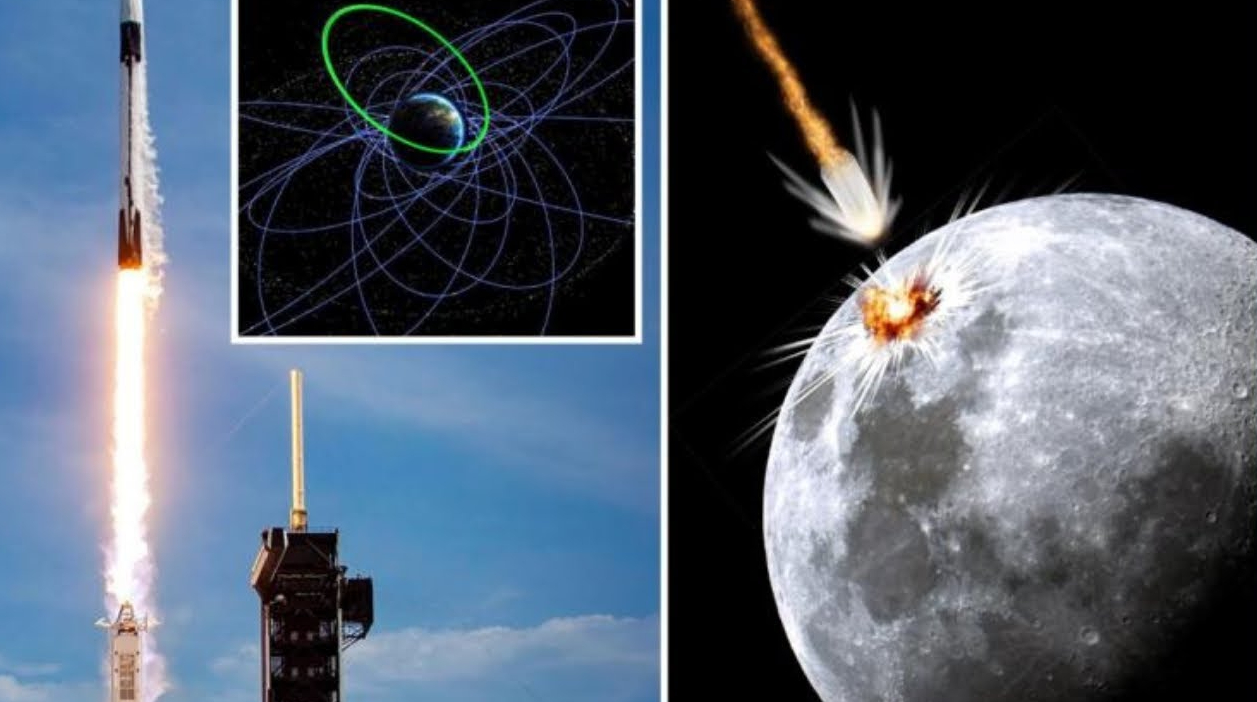 Часть ракеты SpaceX скоро создаст новый кратер на Луне фото