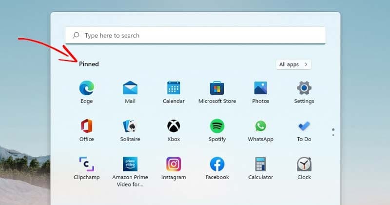 179675Как закрепить больше плиток в меню «Пуск» Windows 11