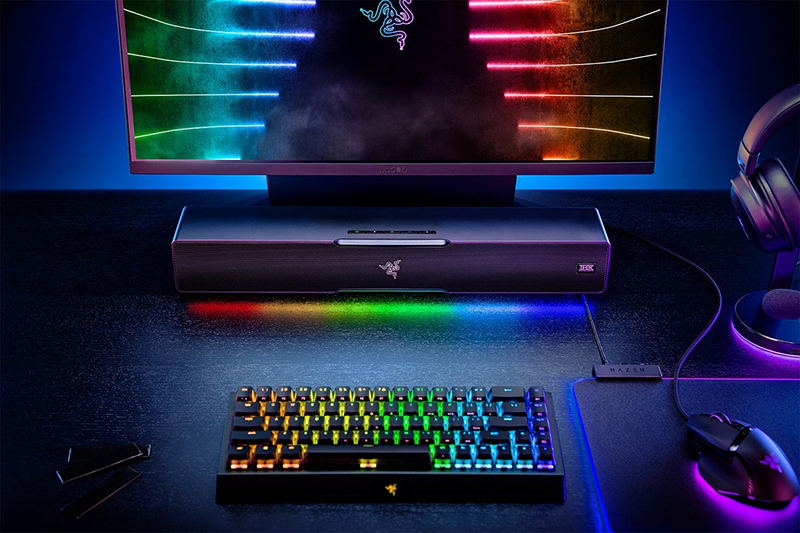 Razer Leviathan V2: геймерская аудиосистема с пространственным звучанием и RGB-подсветкой фото