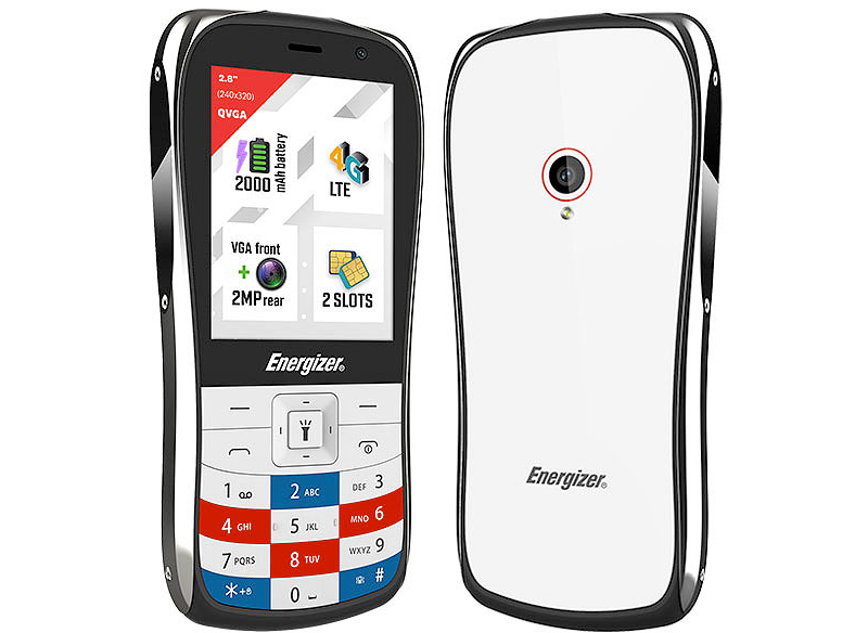 Energizer E284S: необычный кнопочный телефон с LTE, Wi-Fi и двумя камерами фото