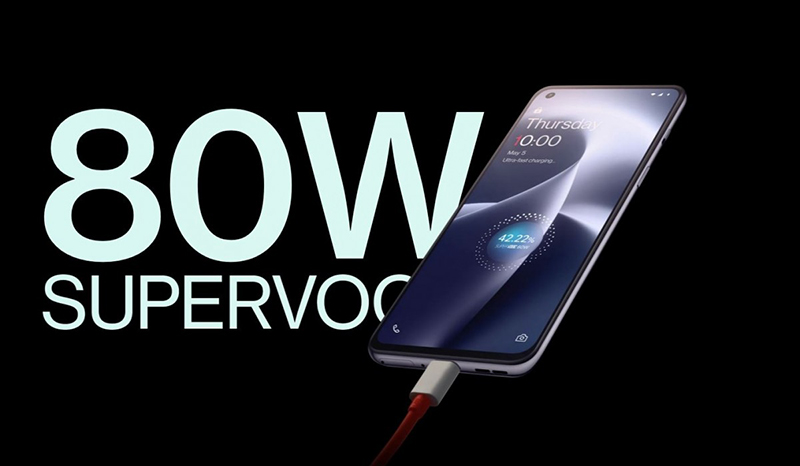 251691Смартфон среднего класса OnePlus Nord 2T оснастили 80-ваттной системой подзарядки