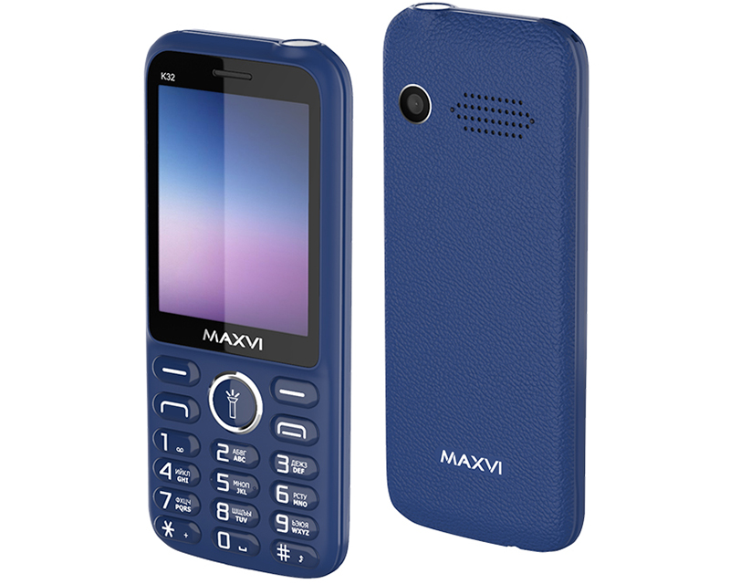 Maxvi K32: кнопочный телефон с большим 3,2-дюймовым экраном фото