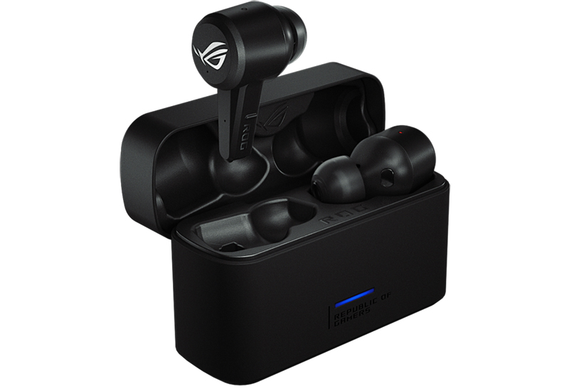 ASUS выпустила необычные геймерские TWS-наушники с возможностью проводного подключения фото
