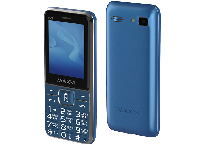 Maxvi P21: кнопочный телефон с USB-портом и функцией внешнего аккумулятора фото