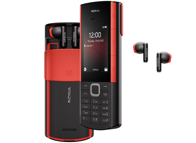 Представлен необычный кнопочный телефон Nokia 5710 XpressAudio с отсеком для TWS-наушников фото