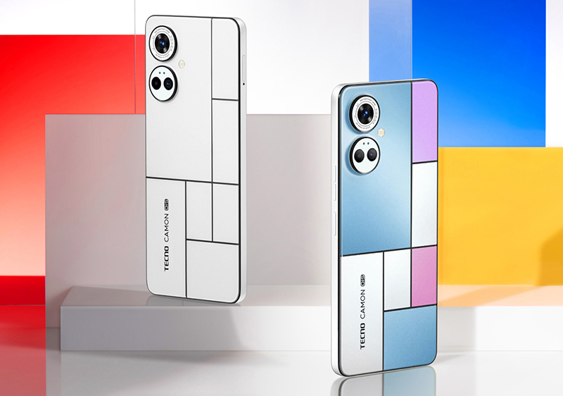 В РФ прибыл смартфон с необычным дизайном, посвященный известному художнику-абстракционисту фото