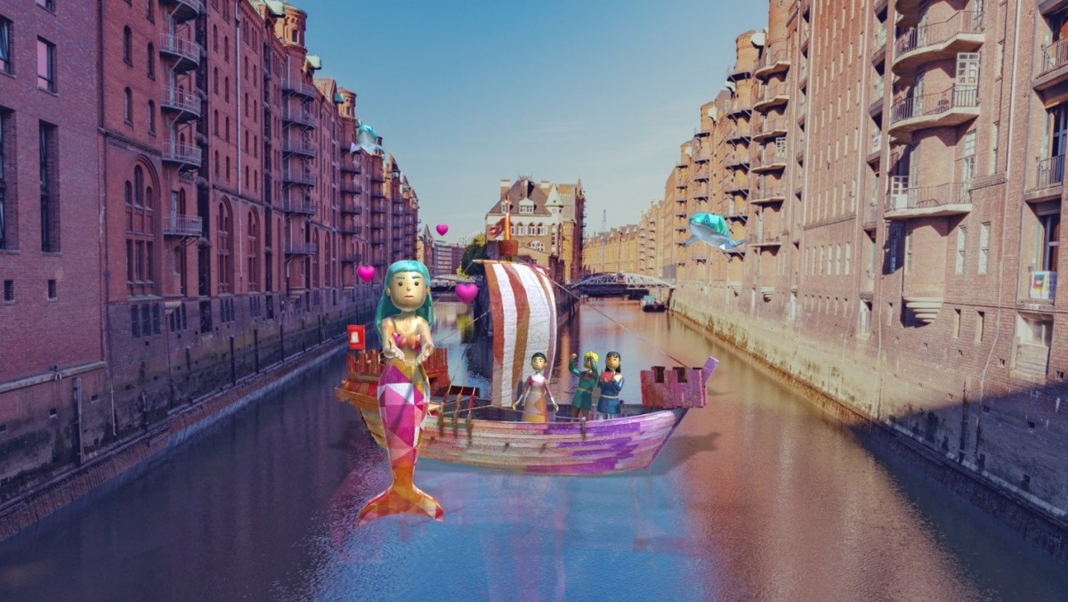 Новая рекламная кампания Honor с использованием AR/VR преображает известную достопримечательность Гамбурга фото