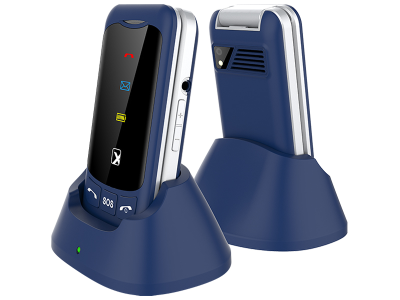 Texet TM-B419: раскладной телефон с двумя динамиками, SOS-кнопкой и зарядной подставкой фото