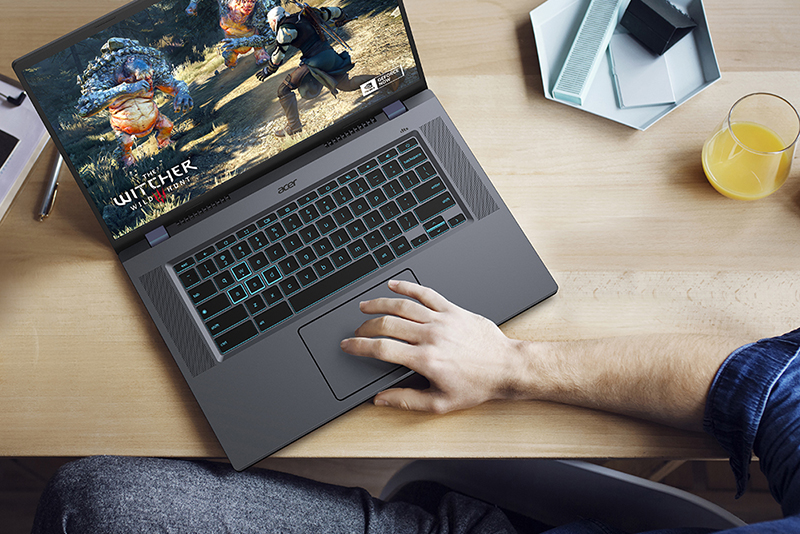 Представлен Acer Chromebook 516 GE – игровой ноутбук на ChromeOS без дискретной видеокарты фото