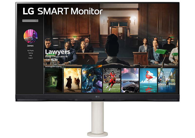 LG Smart Monitor 32SQ780S: умный монитор с Wi-Fi, WebOS и поддержкой умного дома фото