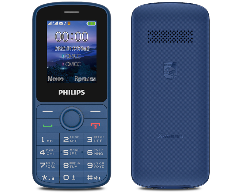 В РФ представили бюджетный кнопочный телефон Philips Xenium E2101 фото