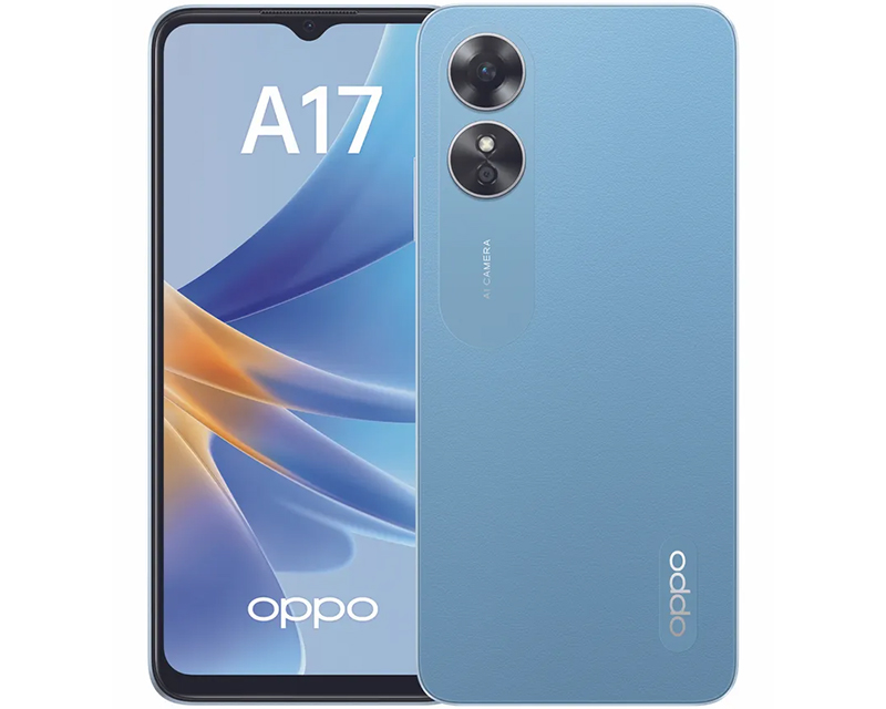 В России начались продажи бюджетного смартфона Oppo A17 с защитой от влаги фото