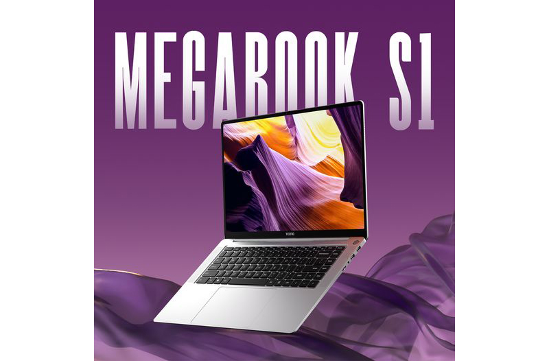 Tecno MegaBook S1: легкий 15,6-дюймовый ноутбук с Core i7, шестью динамиками и NFC фото