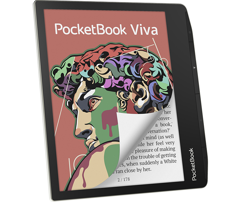 Представлены новые цветные экраны E Ink Gallery 3 и первый ридер с таким дисплеем – PocketBook Viva фото