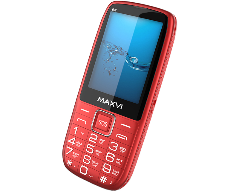 В РФ начались продажи кнопочного телефона Maxvi B32 с очень крупным экраном и батареей на 2 000 мАч фото