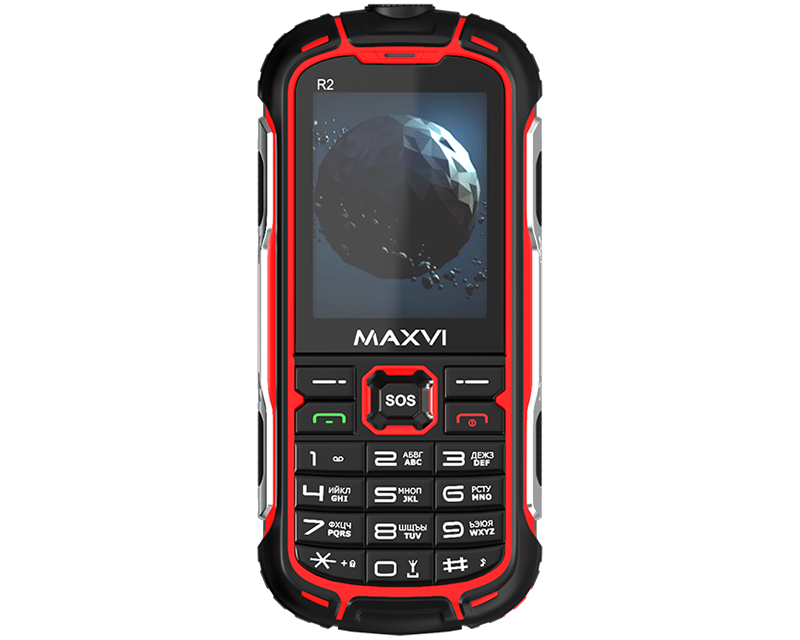 Maxvi R2: кнопочный телефон с IPS-экраном и защитой от воды по IP68 фото