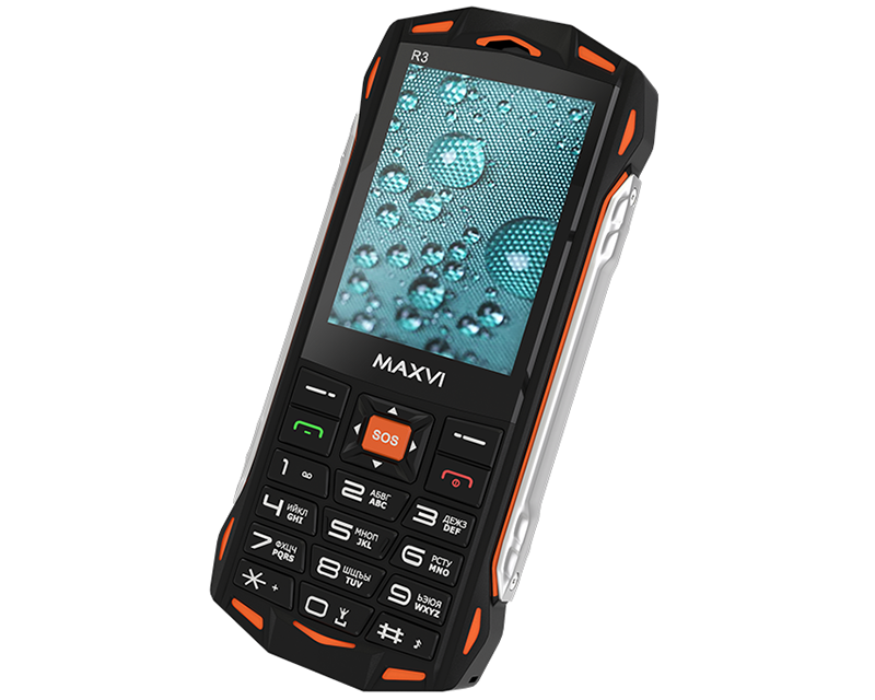 Maxvi R3: кнопочный телефон с защитой по IP68 и динамиком мощностью 1,3 Вт фото