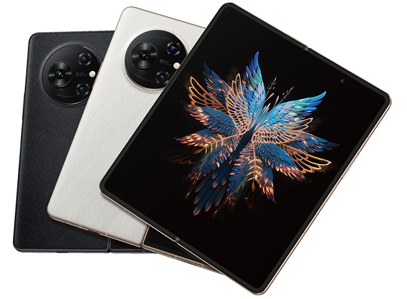 Tecno Phantom V Fold: раскладной смартфон с огромным 7,9-дюймовым гибким дисплеем фото