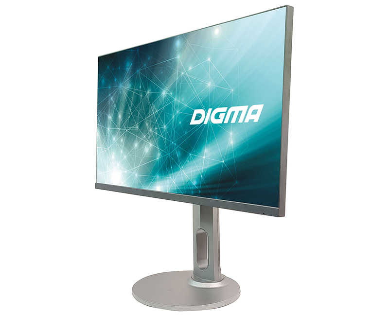 В РФ начались продажи офисных мониторов Digma с вертикальным режимом, динамиками и USB-портами фото