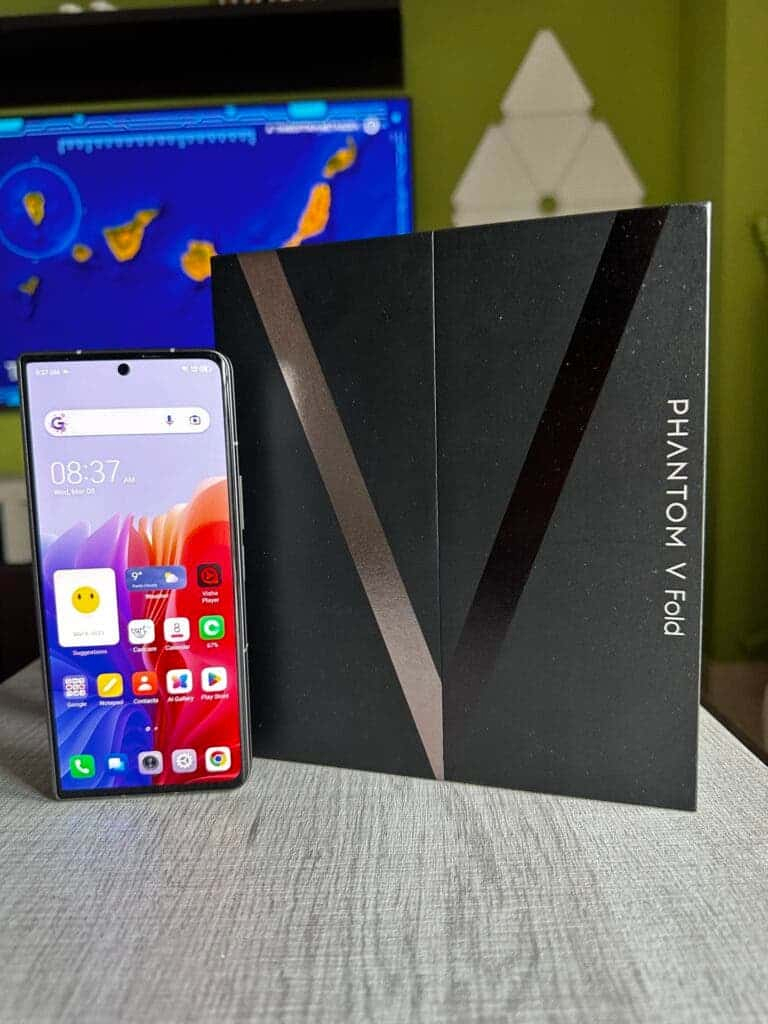 Обзор Tecno Phantom V Fold: складной дизайн картинка Обзор Tecno Phantom V Fold