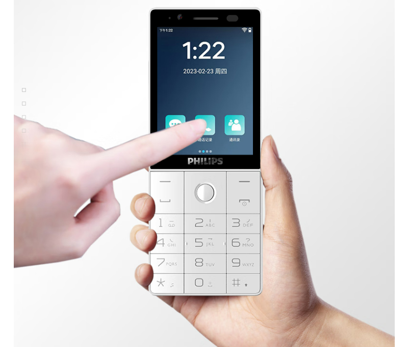 Philips E6810: кнопочный телефон с сенсорным экраном, ОС Android и поддержкой LTE фото