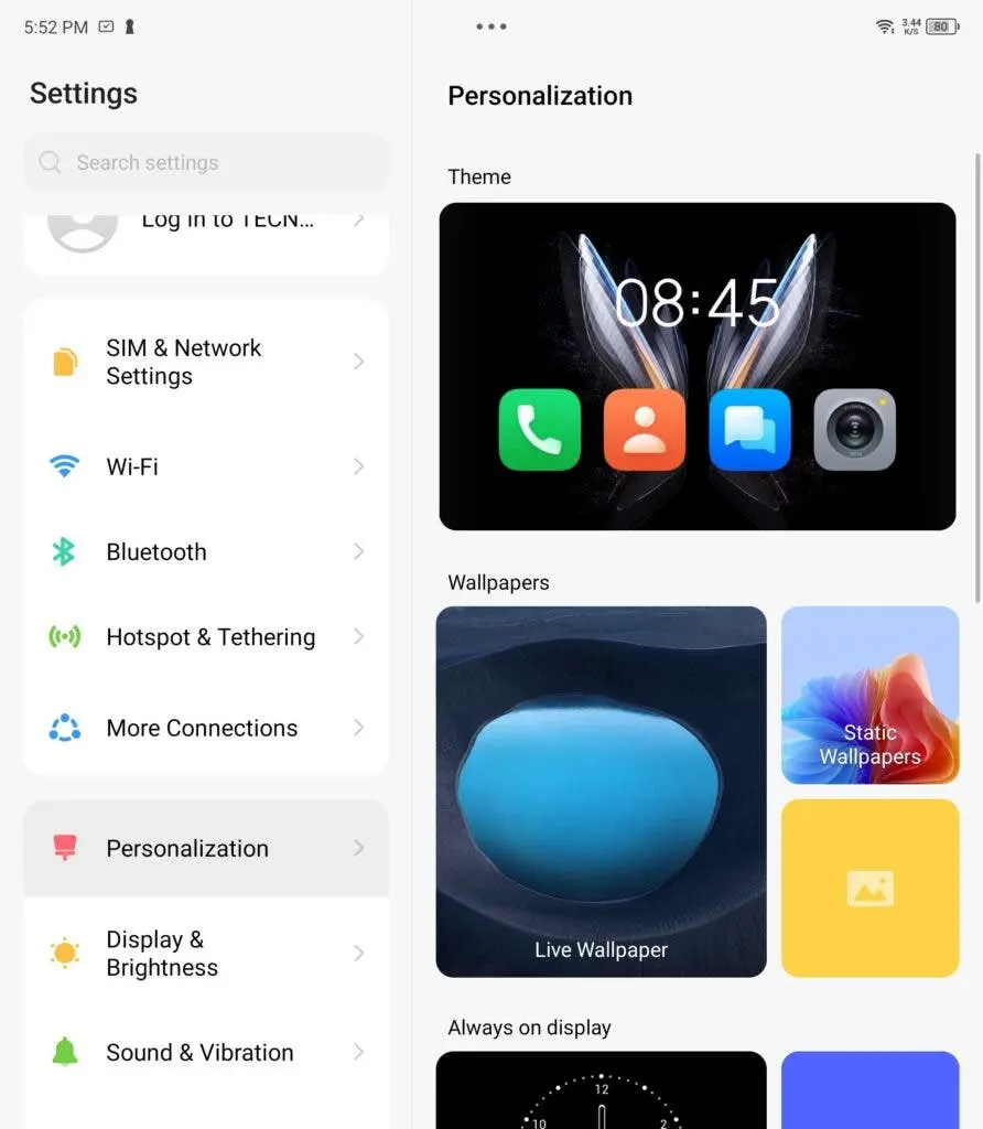 Обзор Tecno Phantom V Fold: складной дизайн картинка Обзор Tecno Phantom V Fold