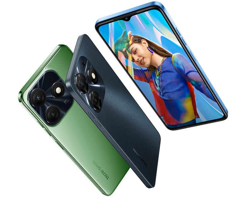 В РФ приехал недорогой смартфон Tecno Spark 10C с дактосканером и 90-герцевым экраном фото