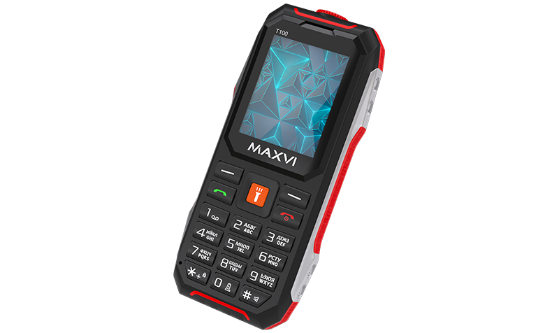 Maxvi T100: кнопочный телефон с защитой от влаги и функцией внешней батареи фото