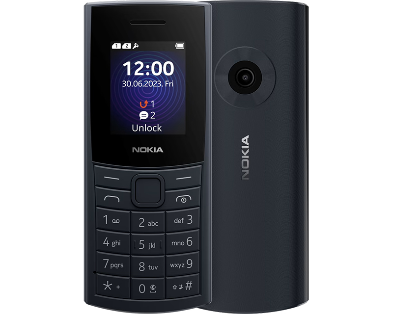 Nokia 110 4G 2023: кнопочный телефон с LTE и зарядной подставкой в комплекте фото