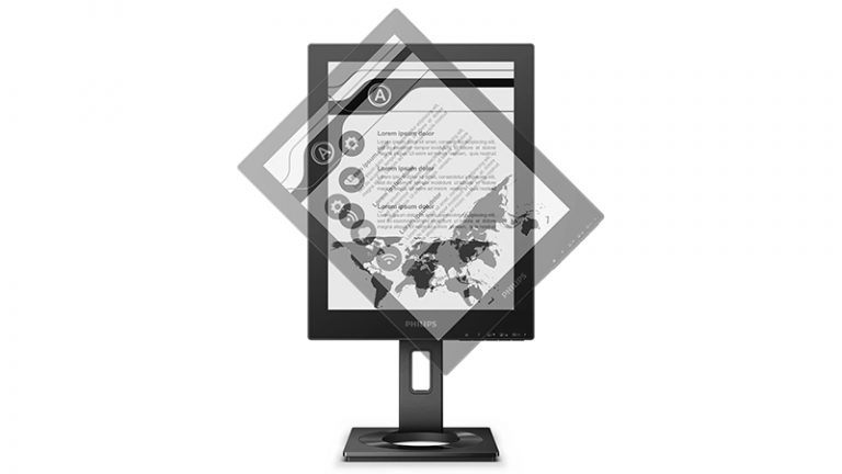 264132Philips Business Monitor: 13,3-дюймовый компьютерный монитор с экраном E Ink