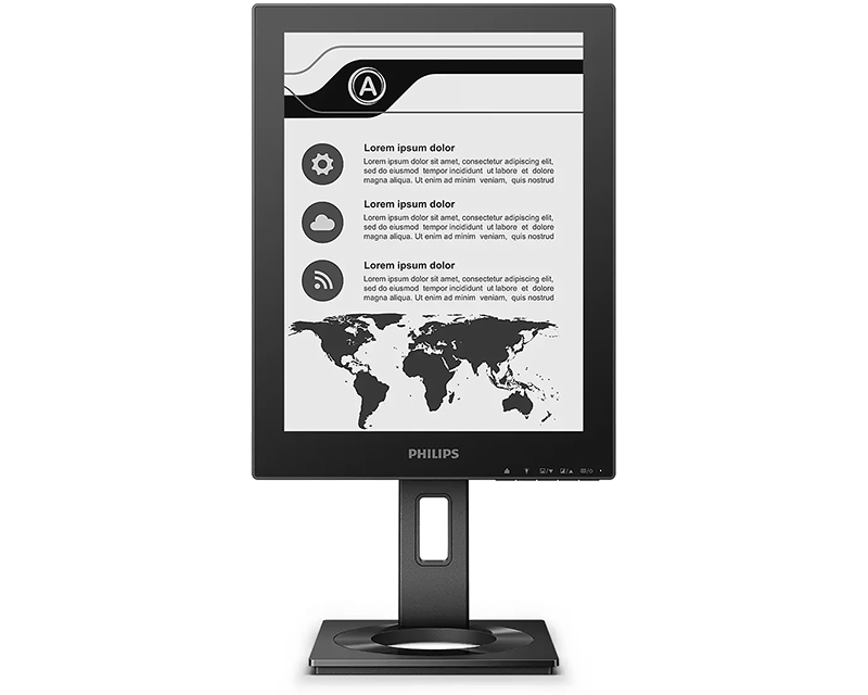 Philips Business Monitor: 13,3-дюймовый компьютерный монитор с экраном E Ink фото