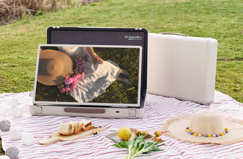 LG StanbyME Go 27LX5: необычный 27-дюймовый «планшет-чемодан» для пикников фото