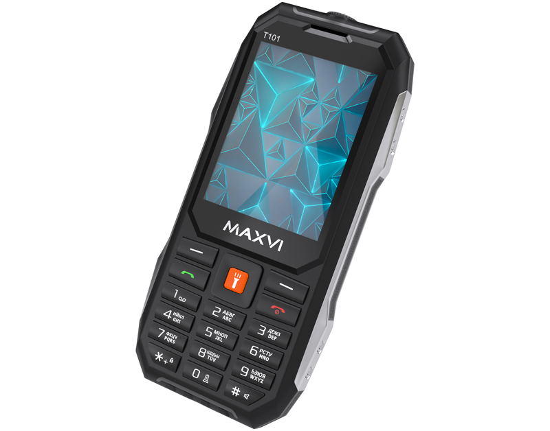 Maxvi T101: кнопочный телефон с металлической отделкой и батареей на 4 000 мАч фото