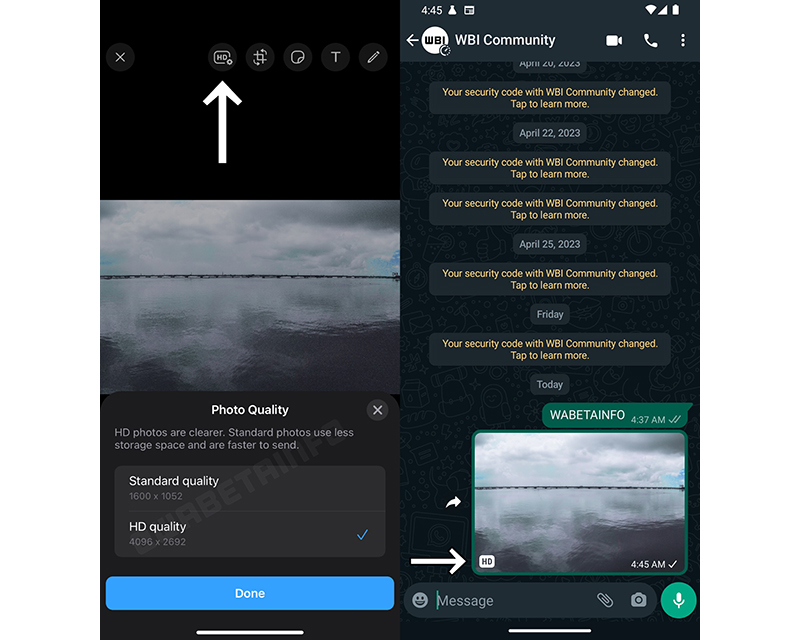 WhatsApp научится передавать фотографии с минимальной потерей качества фото
