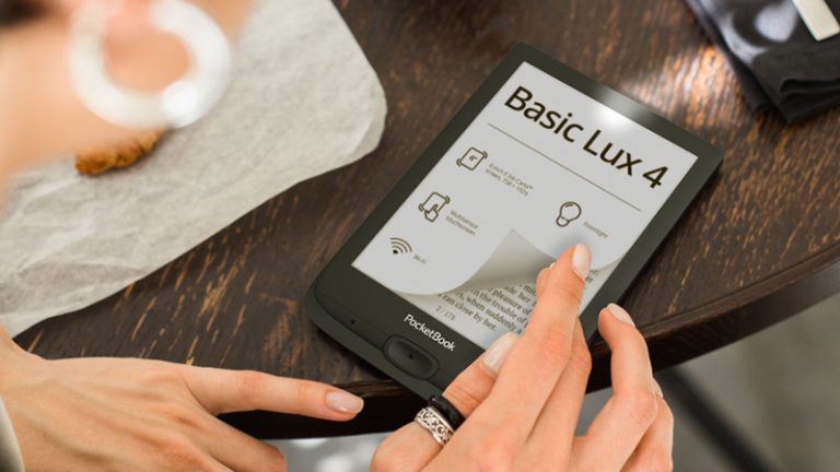 267467PocketBook Basic Lux 4: бюджетный E Ink-ридер с Wi-Fi и сенсорным экраном