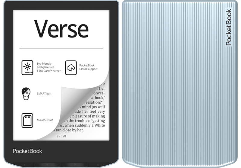 PocketBook Verse: недорогой E Ink-ридер с Wi-Fi и поддержкой массы форматов фото