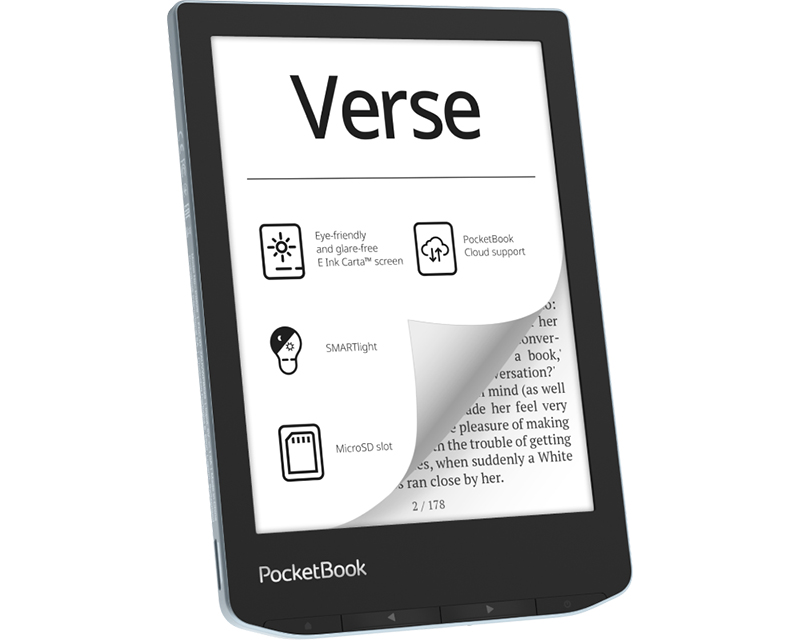 PocketBook Verse: недорогой E Ink-ридер с Wi-Fi и поддержкой массы форматов фото