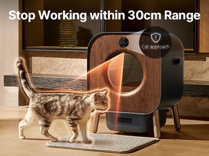 PAWBBY - умный самоочищающийся лоток для кошачьего туалета фото