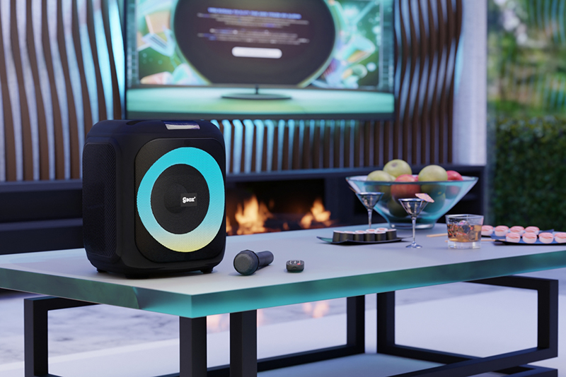 270685CaseGuru CGBox Max: 80-ваттная колонка для вечеринок с микрофоном в комплекте