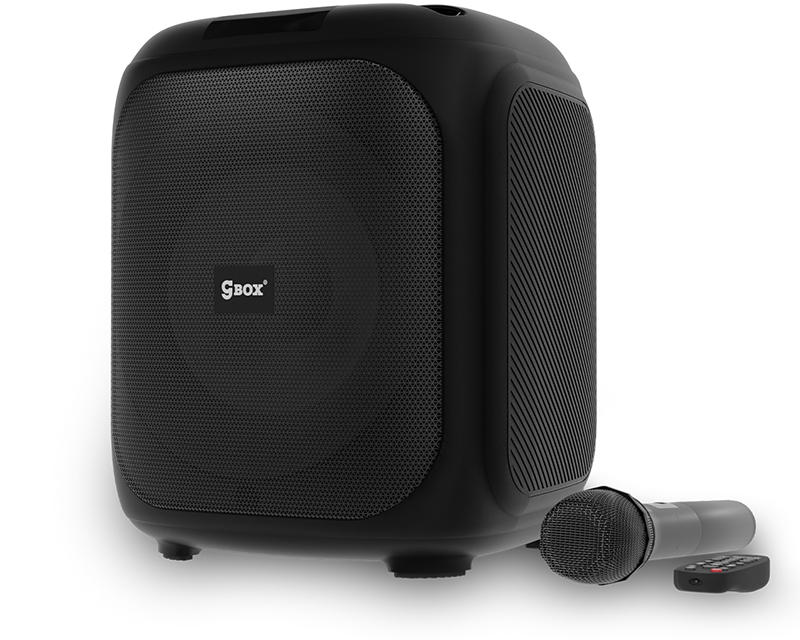CaseGuru CGBox Max: 80-ваттная колонка для вечеринок с микрофоном в комплекте фото