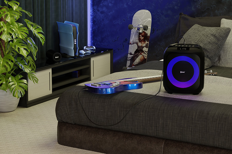 CaseGuru CGBox Max: 80-ваттная колонка для вечеринок с микрофоном в комплекте фото