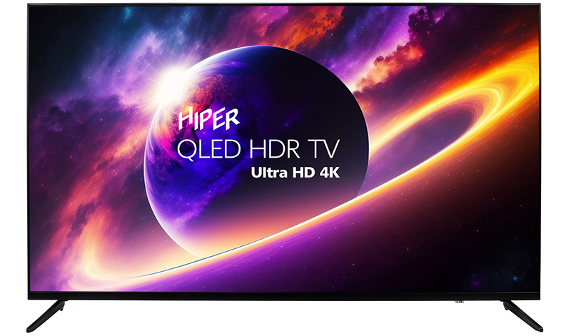 В России начались продажи телевизоров Hiper QLED Smart TV с ОС Android и 10-ваттным звуком фото