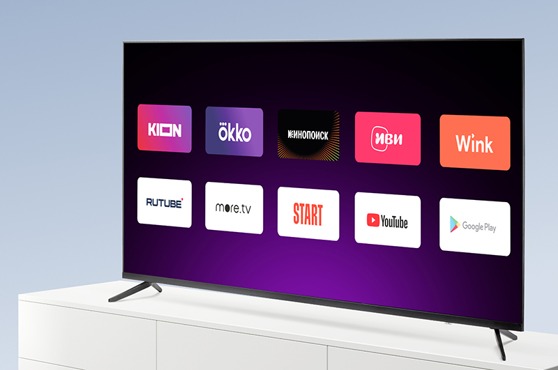 В России начались продажи телевизоров Hiper QLED Smart TV с ОС Android и 10-ваттным звуком фото