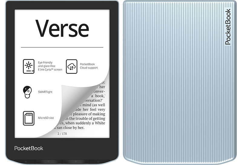 В России начались продажи 6-дюймовых E Ink-ридеров PocketBook серии Verse фото