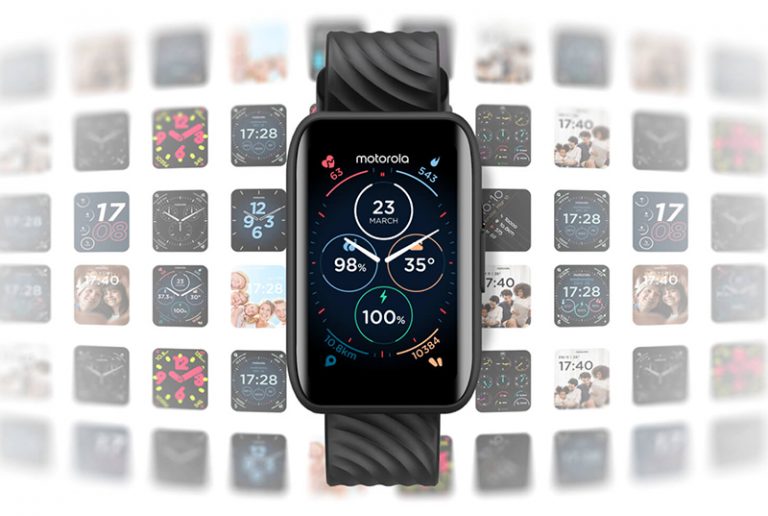 272943Представлены недорогие смарт-часы Motorola Moto Watch 40 с защитой от воды