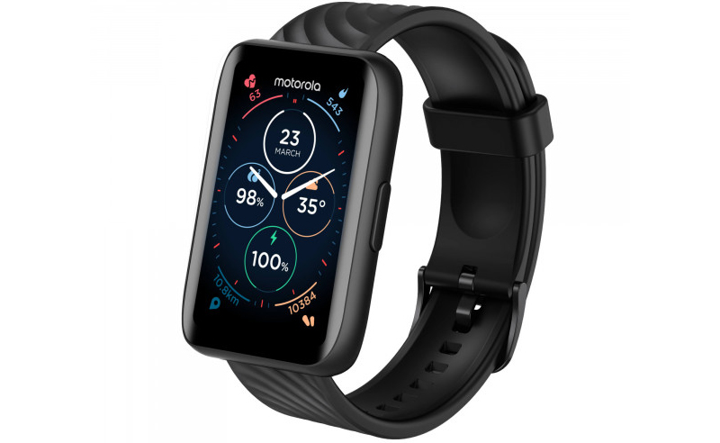 Представлены недорогие смарт-часы Motorola Moto Watch 40 с защитой от воды фото