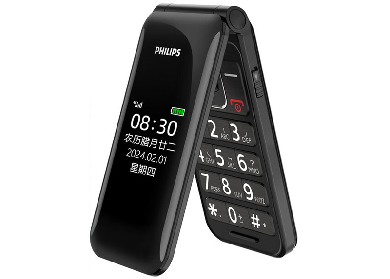 Philips E6615: кнопочный телефон с двумя экранами и поддержкой LTE фото