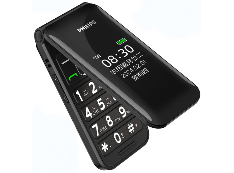 Philips E6615: кнопочный телефон с двумя экранами и поддержкой LTE фото